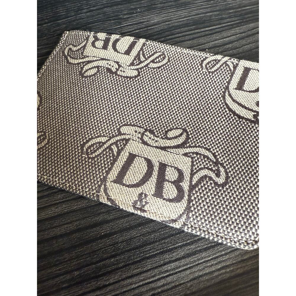 Dooney & Bourke Shielded Db Canvas & Leather Wris… - image 3